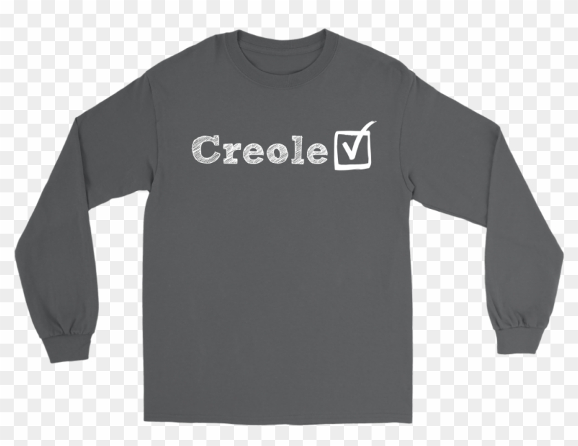 Creole Checkbox Unisex Long Sleeve Tee - Long-sleeved T-shirt Clipart