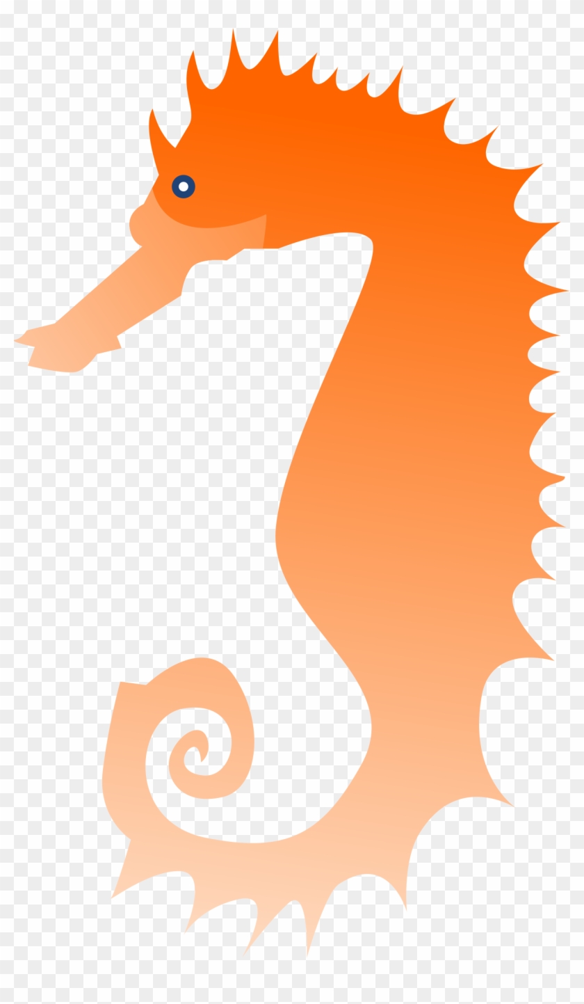Brown Clipart Seahorse - Illustration - Png Download #199843