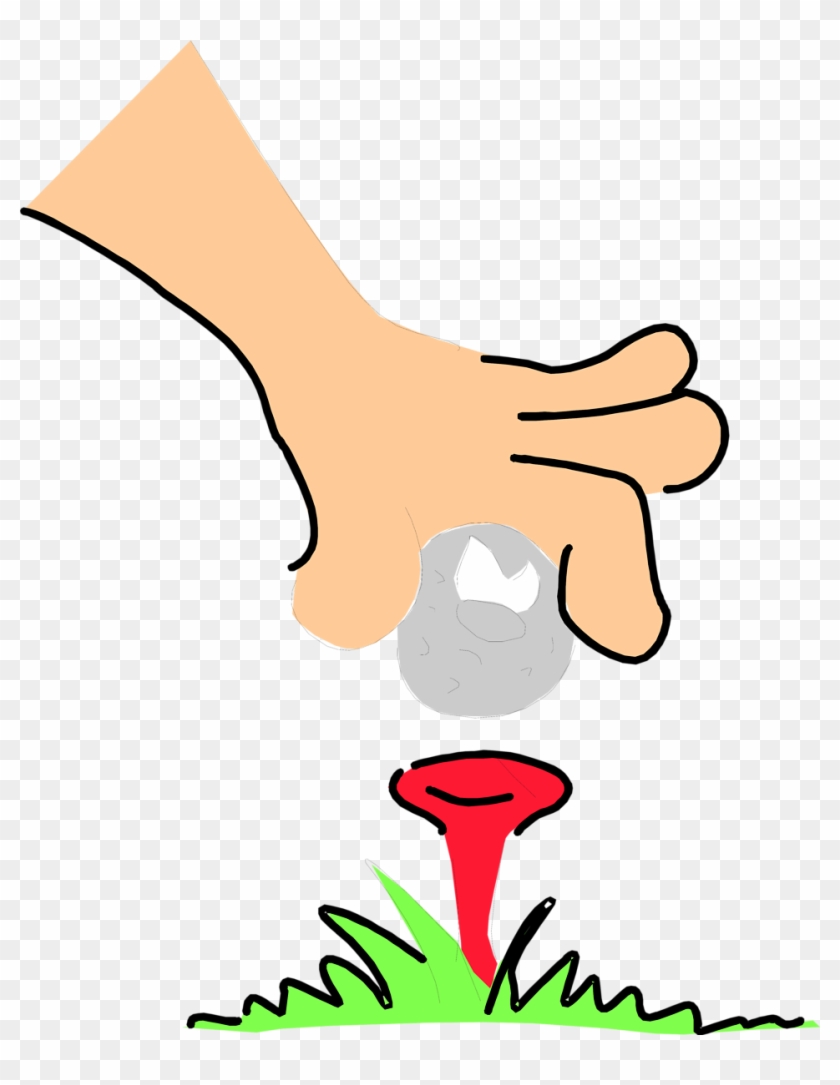 Image Royalty Free Free Stock Photo Illustration Of - Golf Tee Cartoon Clipart #1900062