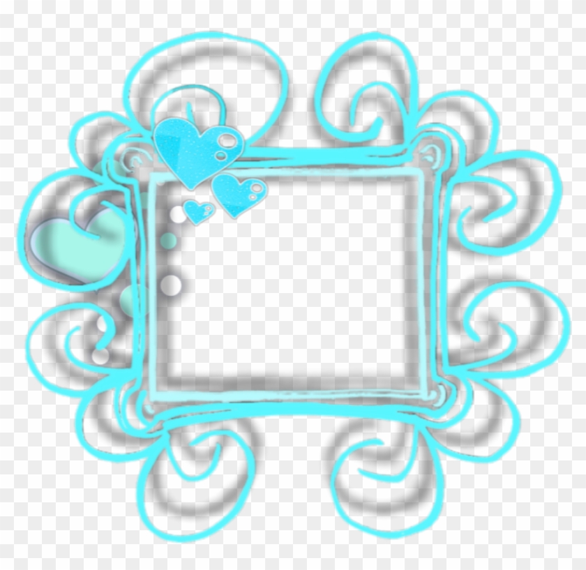 #frame #cyan #border #tag #label #hearts #grey #gray Clipart