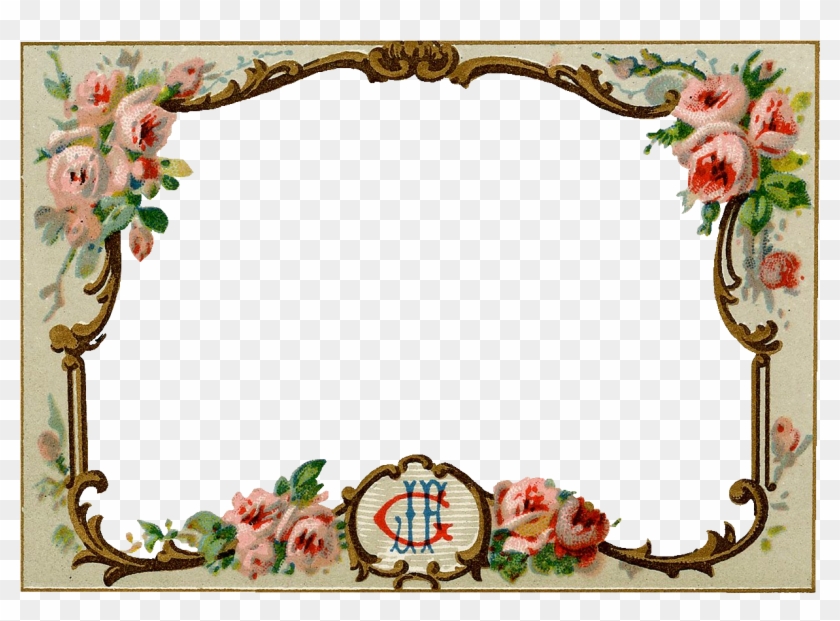 Download File - Transparent Background Vintage Frame Clipart