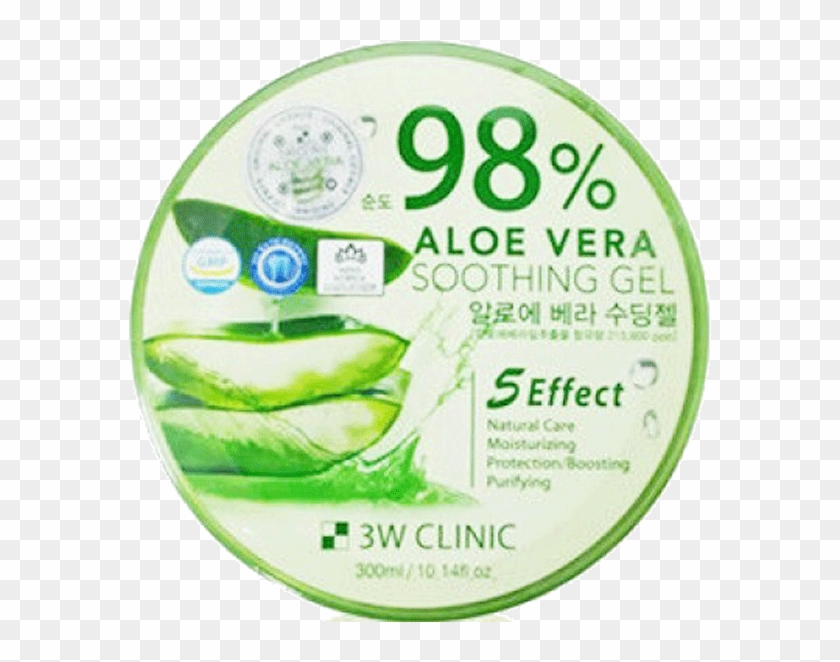 3w Clinic Aloe Vera Soothing Gel 98% - Aloe Vera Soothing Gel 98% Clipart