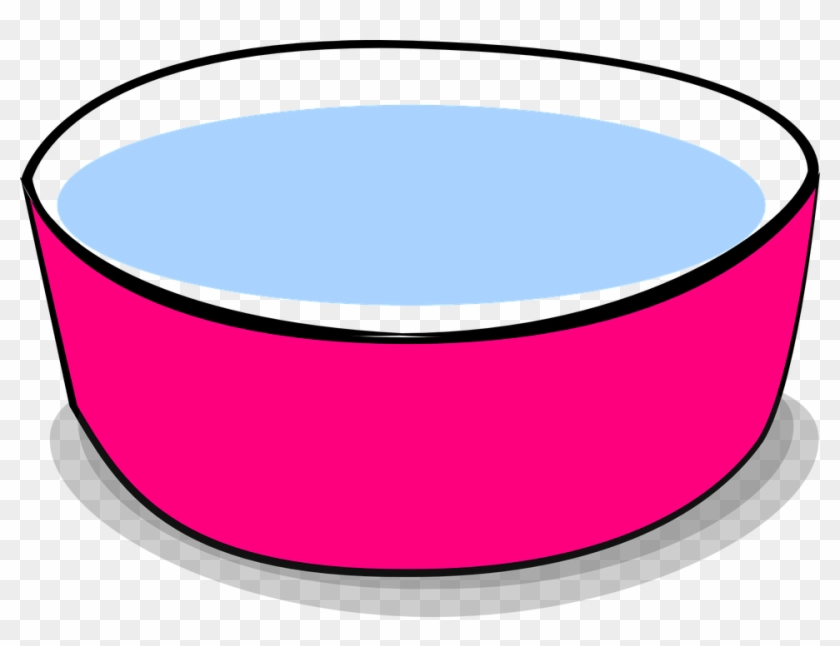 Water Bowl Png - Cartoon Cat Water Bowl Clipart #1900833