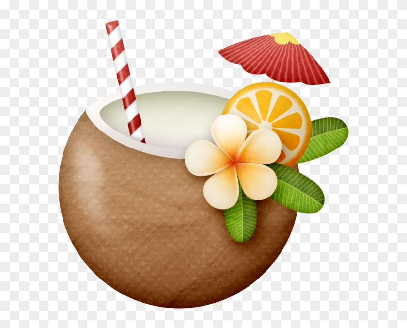 Coconut Clipart Hawaii - Hawaiian Coconut Clip Art - Png Download #1901062