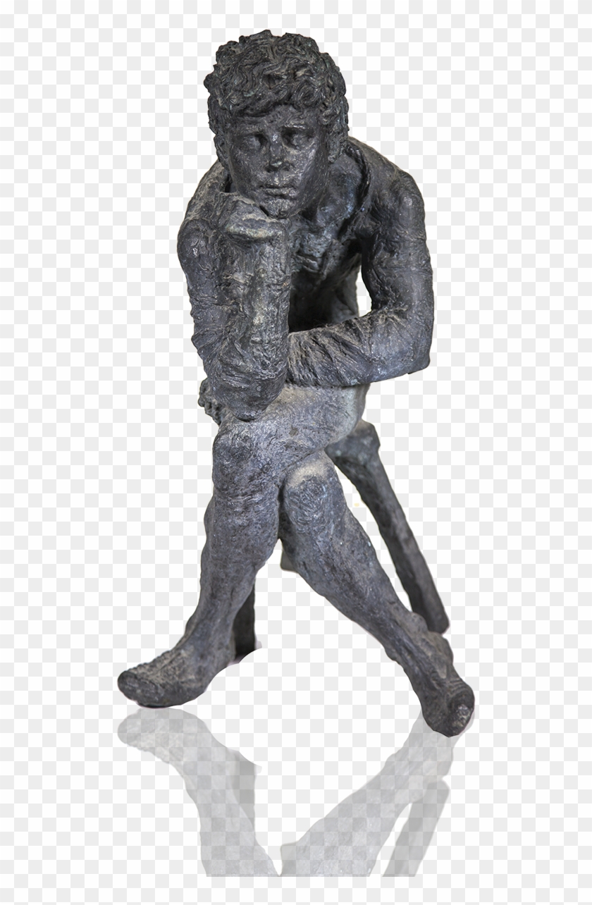 The Thinker Png - Figurine Clipart #1901071