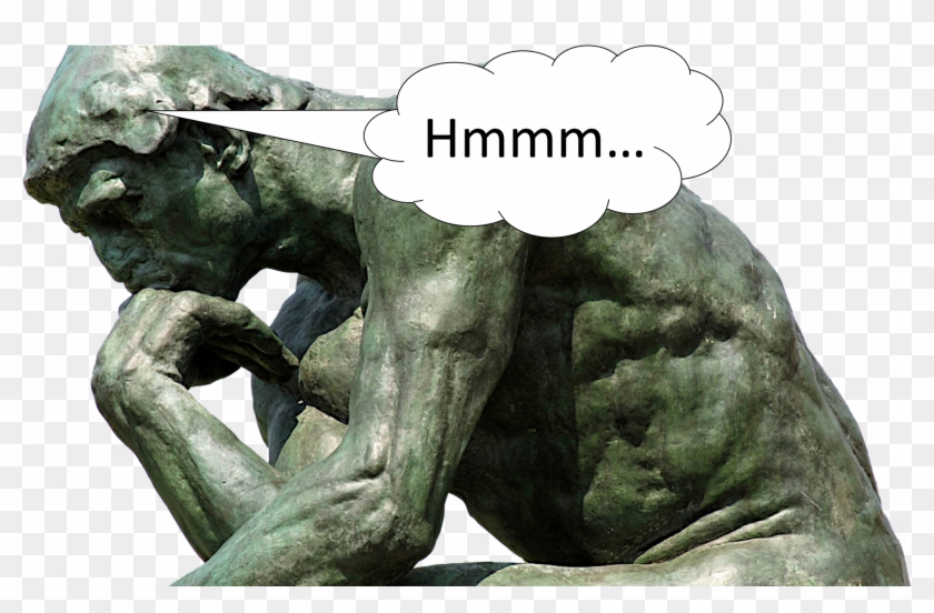 This Is A Topic That Typically Generates Emotion And - The Thinker Clipart #1901130