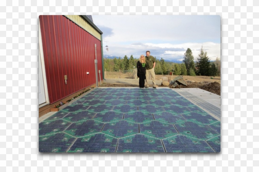 Solar Parking Lot - Solar Powered Roads Clipart #1901139