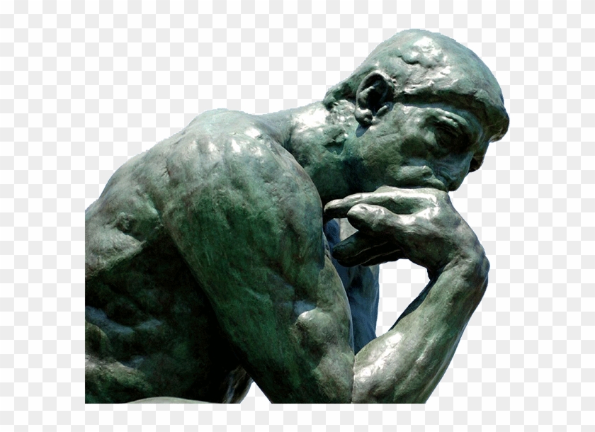 Thinker - Rodin Thinker Clipart #1901161