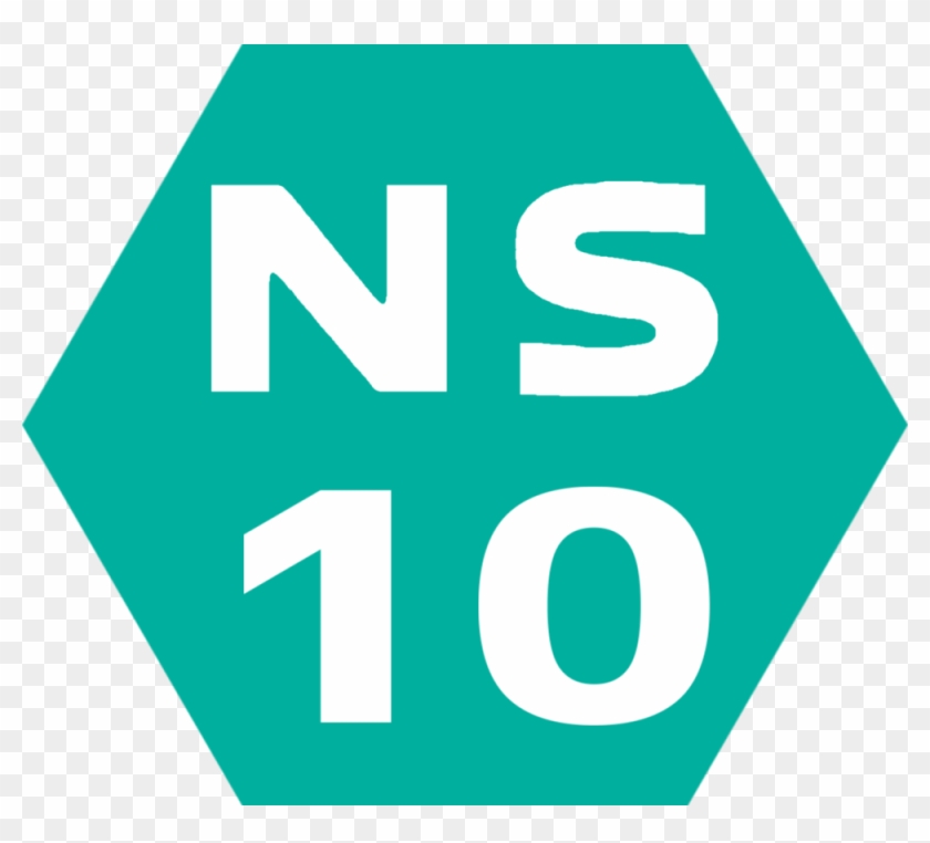 Ns-10 Station Number - Sign Clipart #1901166