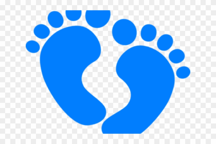 Baby Foot Prints Free Download Clip Art Ⓒ - Baby Feet Clipart Png Transparent Png
