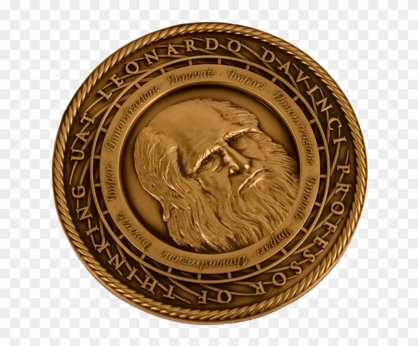 The Leonardo Da Vinci Society For The Study Of Thinking - Leonardo Da Vinci Medallion Clipart #1901628