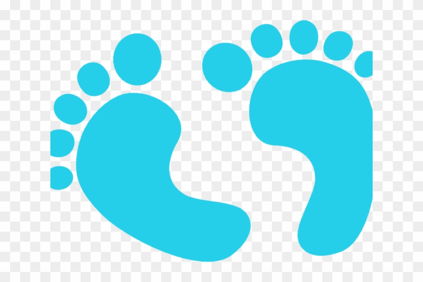 Footprints Clipart Baby Boy - Baby Feet Clip Art Free - Png Download #1901637