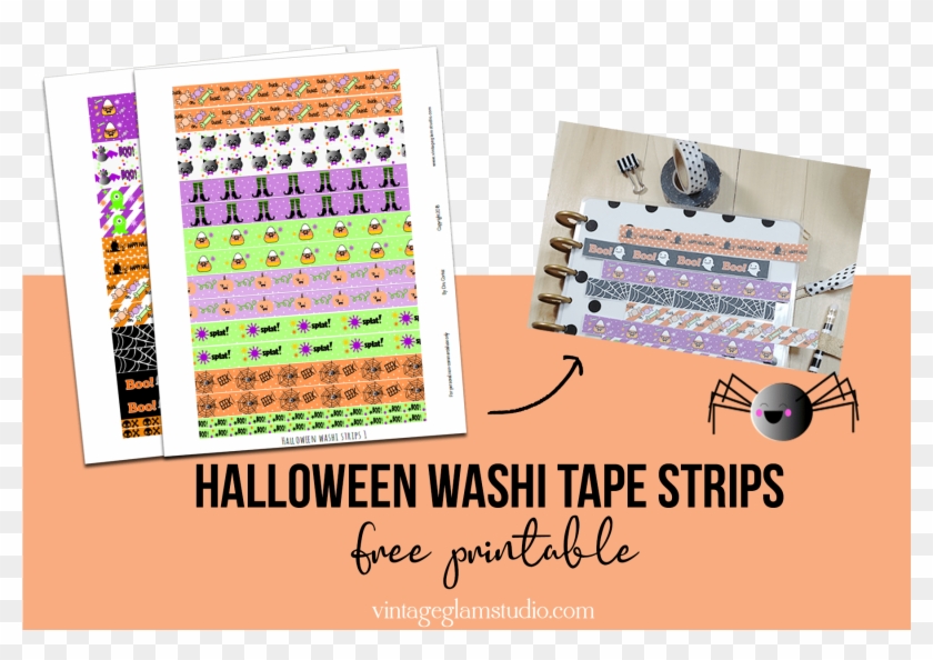 Today, I Am Releasing This Set Of Halloween Washi Tape Clipart #1901733