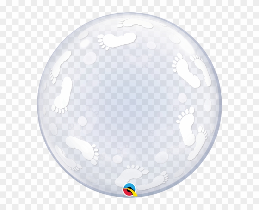 Baby Footprints - Balloon Bubble Clipart