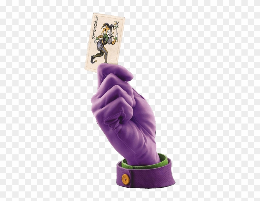 Joker's Hand With Calling Card 7" Cryptozoic Statue - Joker Calling Card Clipart
