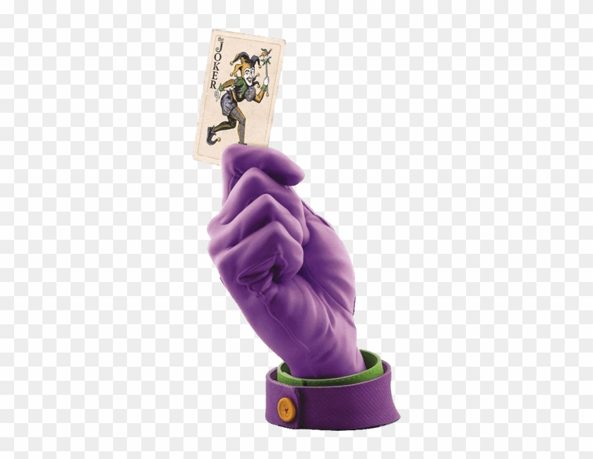 Joker's Hand With Calling Card 7" Cryptozoic Statue - Joker Calling Card Clipart #1901955