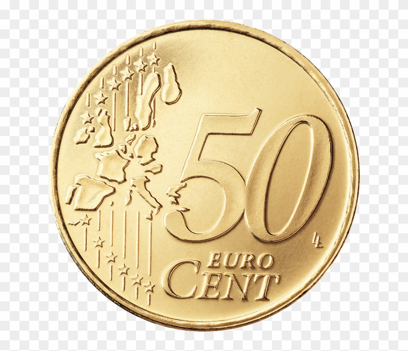 Euro 50 Cent - 50 Cent Clipart #1902018