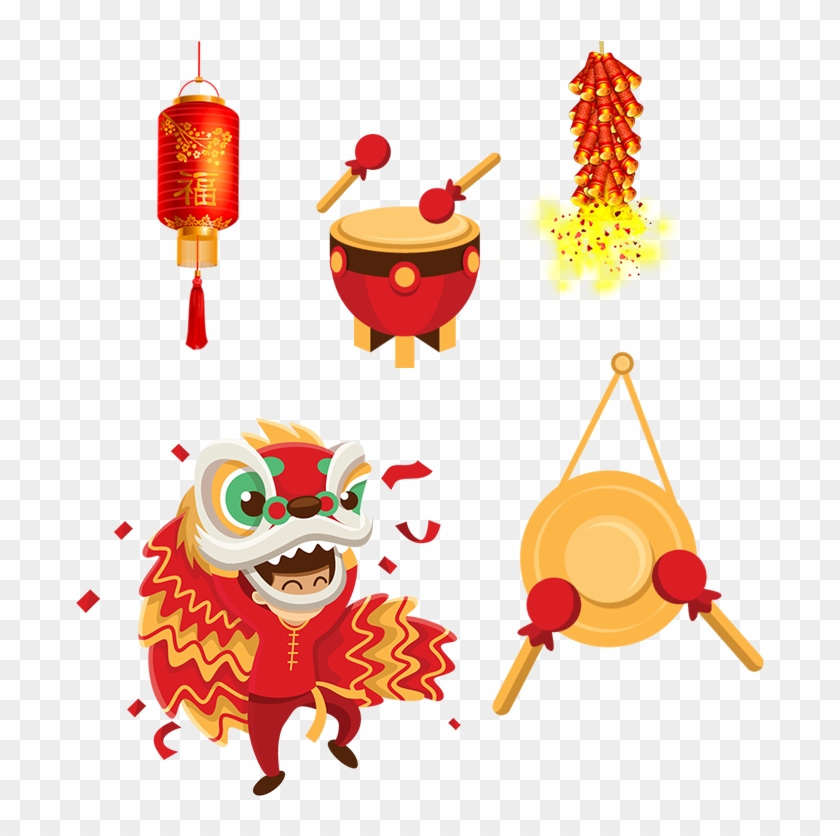 Chinese New Year Clipart Hat - Chinese New Year Png Transparent Png #1902135