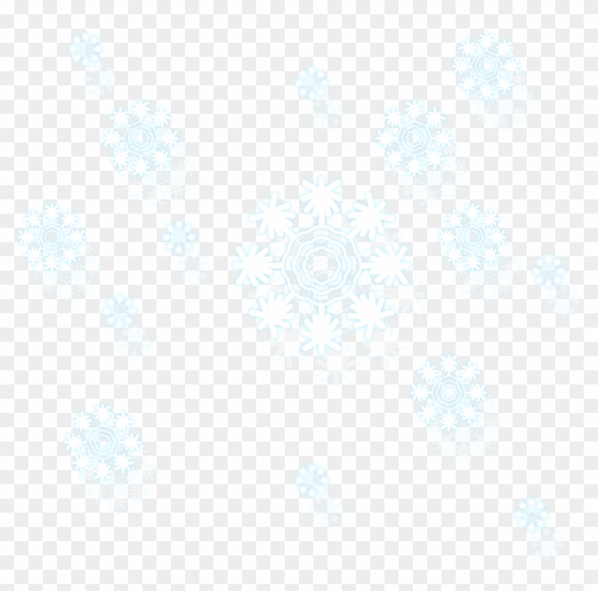 White Winter Snowflake Glow Png And Psd Clipart
