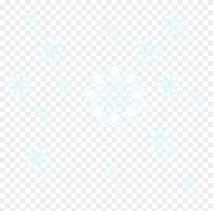 White Winter Snowflake Glow Png And Psd Clipart #1902373