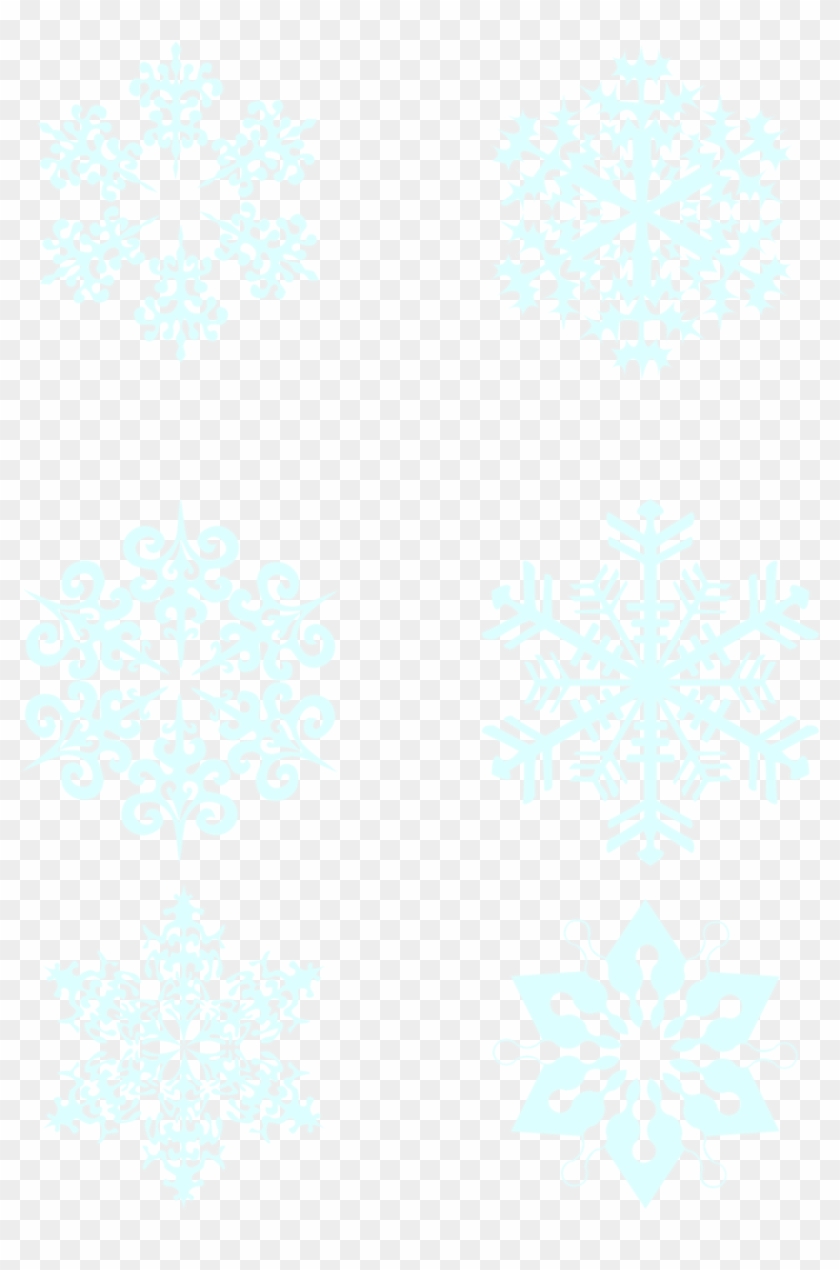 Blue Snowflake Winter Commercial Element Png And Psd - Snowflake Clipart #1902847