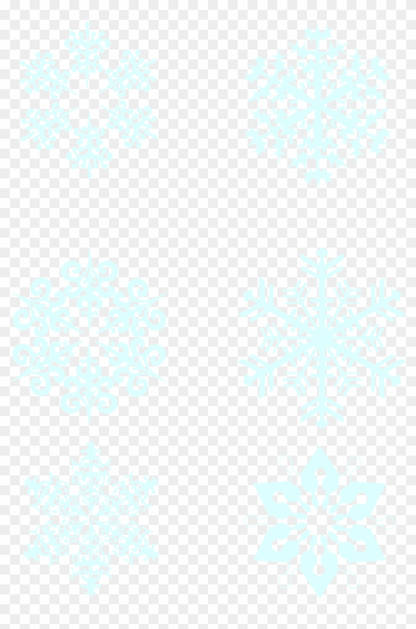Blue Snowflake Winter Commercial Element Png And Psd - Snowflake Clipart #1902847