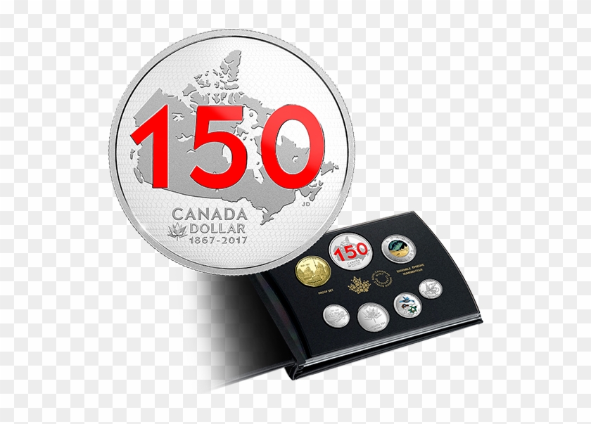 2017 Canada 150 Silver Dollar Proof Set & 2 X 50-cent Clipart