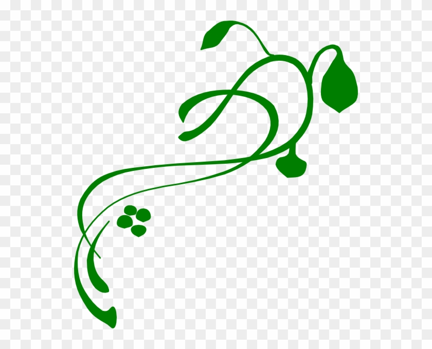 Black And White Vine Clip Art Png - Green Vines Clip Art Transparent Png #1903378