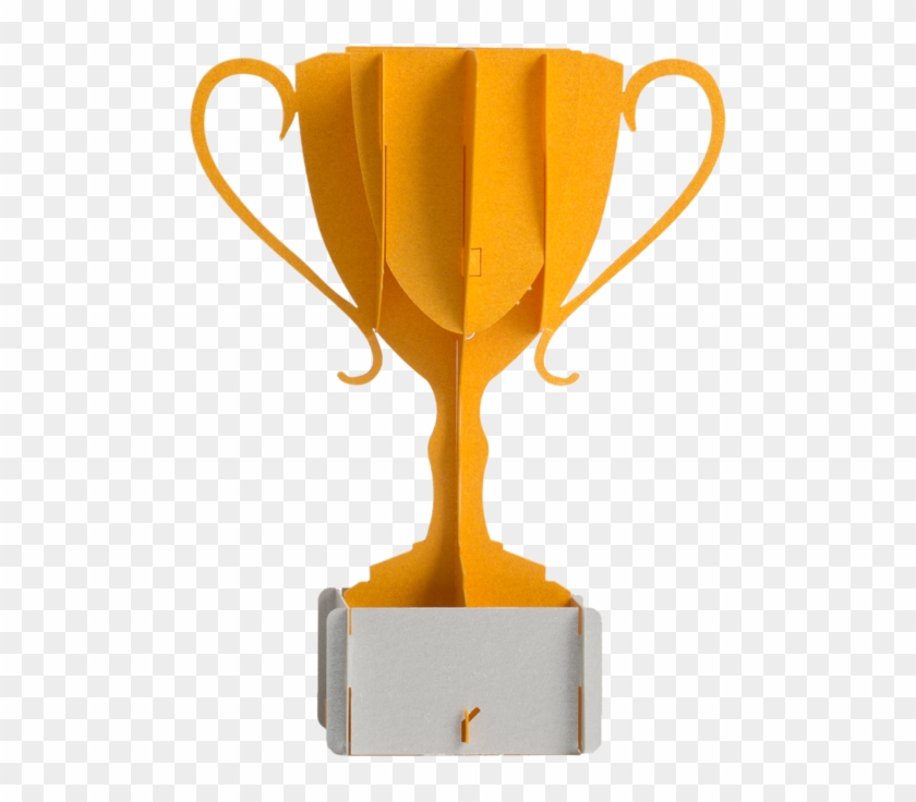 Gold Trophy Congratulations Pop Up Card - Trophy Clipart #1903550