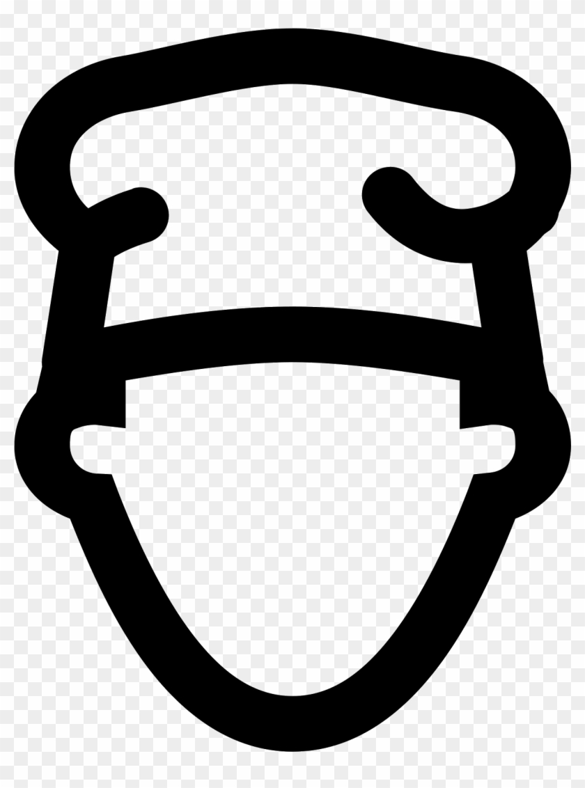 This Is A Picture Of A Man's Face With No Eyes, Ears - Cozinheiro Icone Clipart