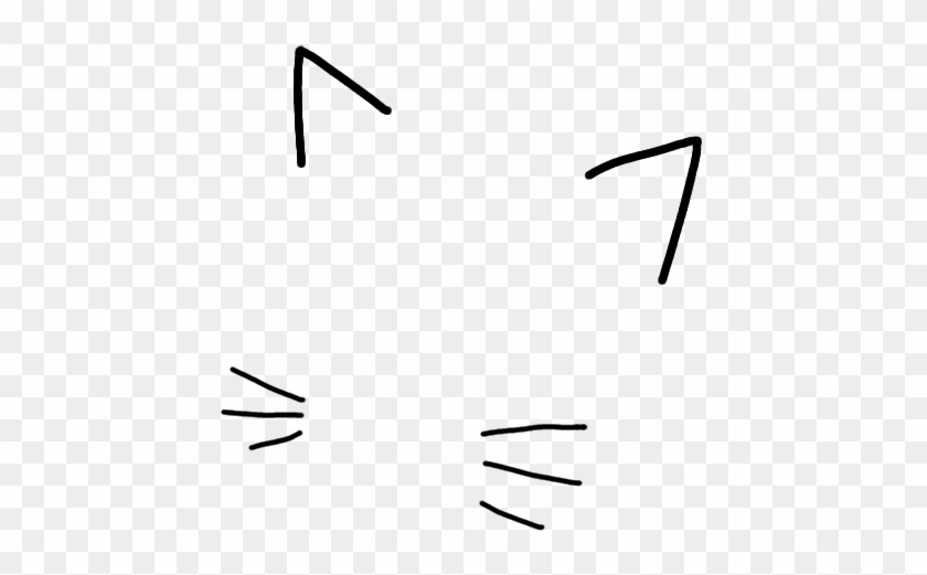 Clipart Free Stock Catears Ears Cute Not Mine Report - Png Download