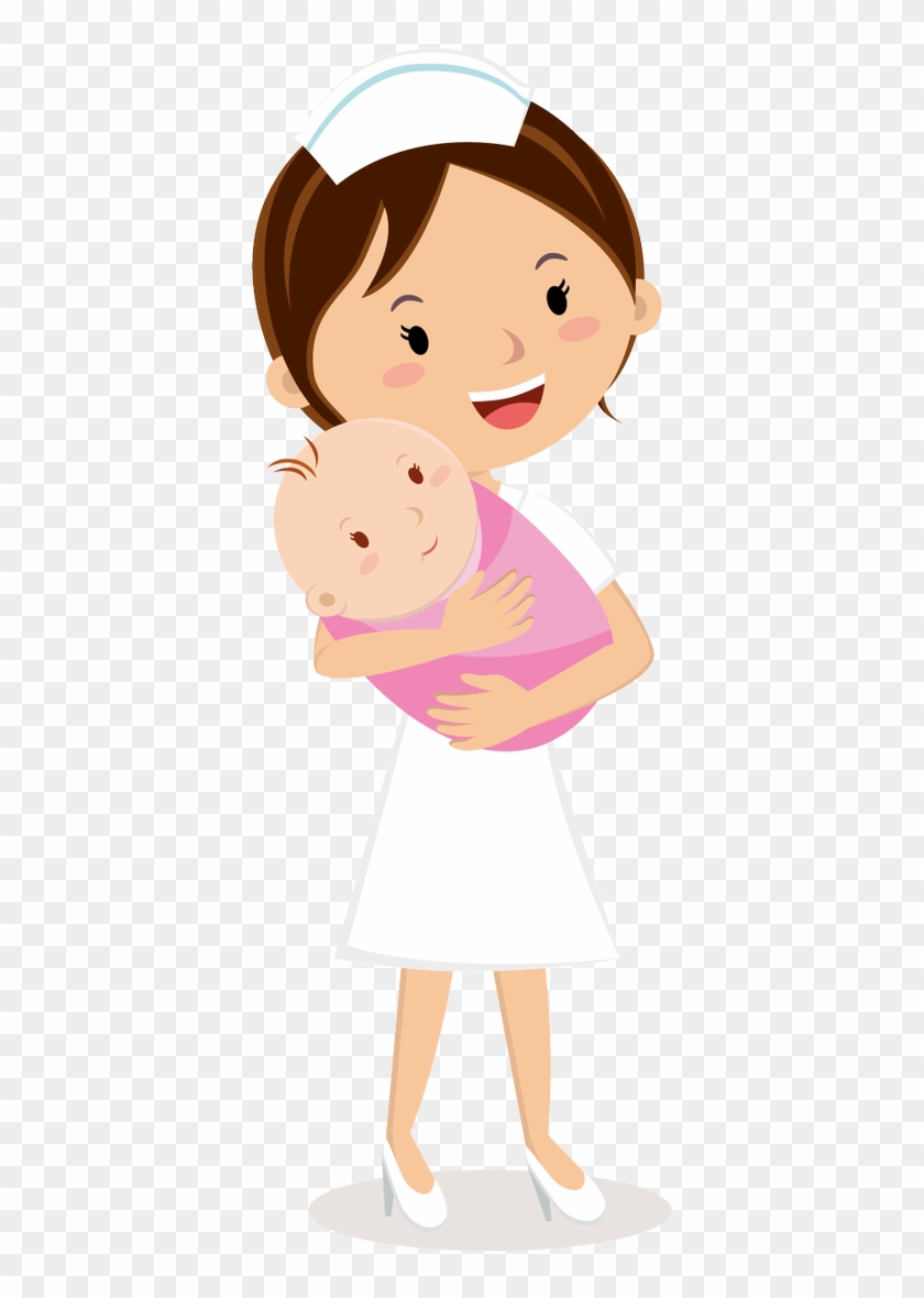 Graphic Free Nurse Midwife Frames Illustrations Hd - Baby Take Care Cartoon Clipart #1904301