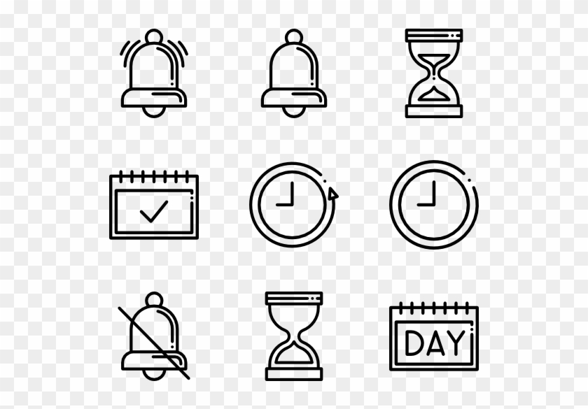 Time And Date Elements - Phone Email Icon Png Clipart