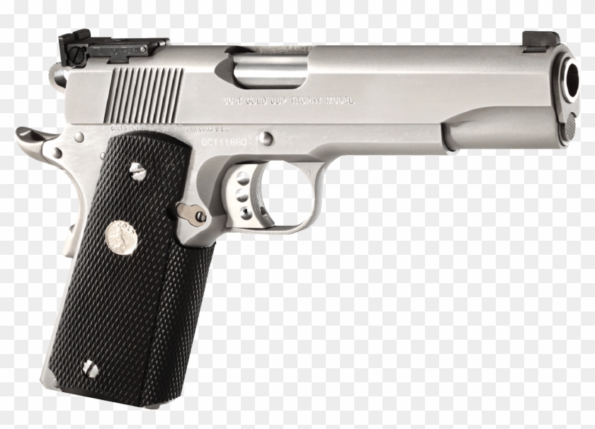 Colt Gold Cup Trophy 45acp - Stainless Steel 45 Handgun Clipart #1904873