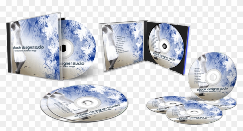 Cd Cover In 3d Clipart
