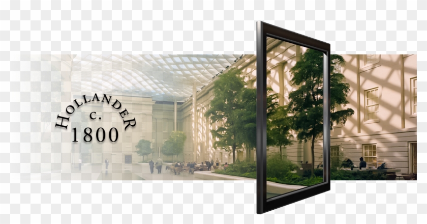 Any Glass Smaller Than 16"x16" May Not Show The Distortion - National Portrait Gallery Courtyard Clipart