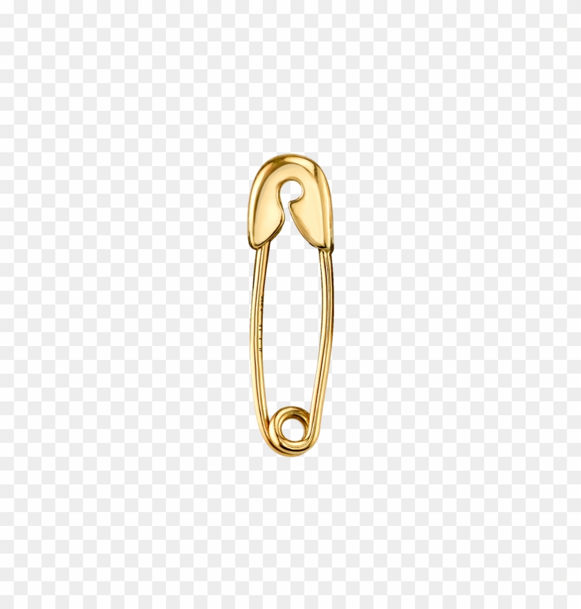 Golden Safety Pin Transparent Image - Ring Clipart