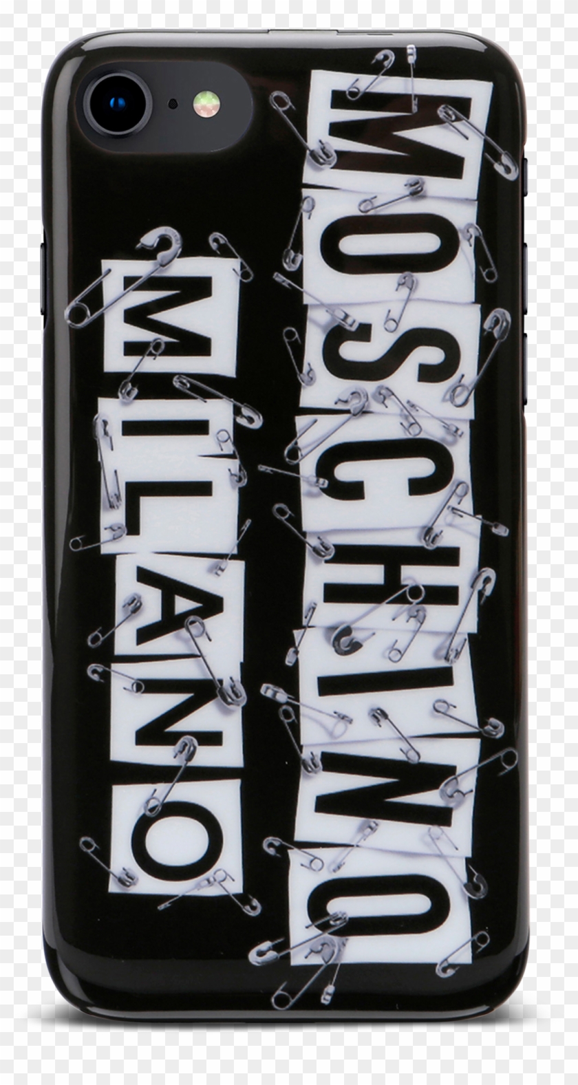 Safety Pin Logo Iphone 8 Cover - Moschino Case Iphone X Clipart #1905613