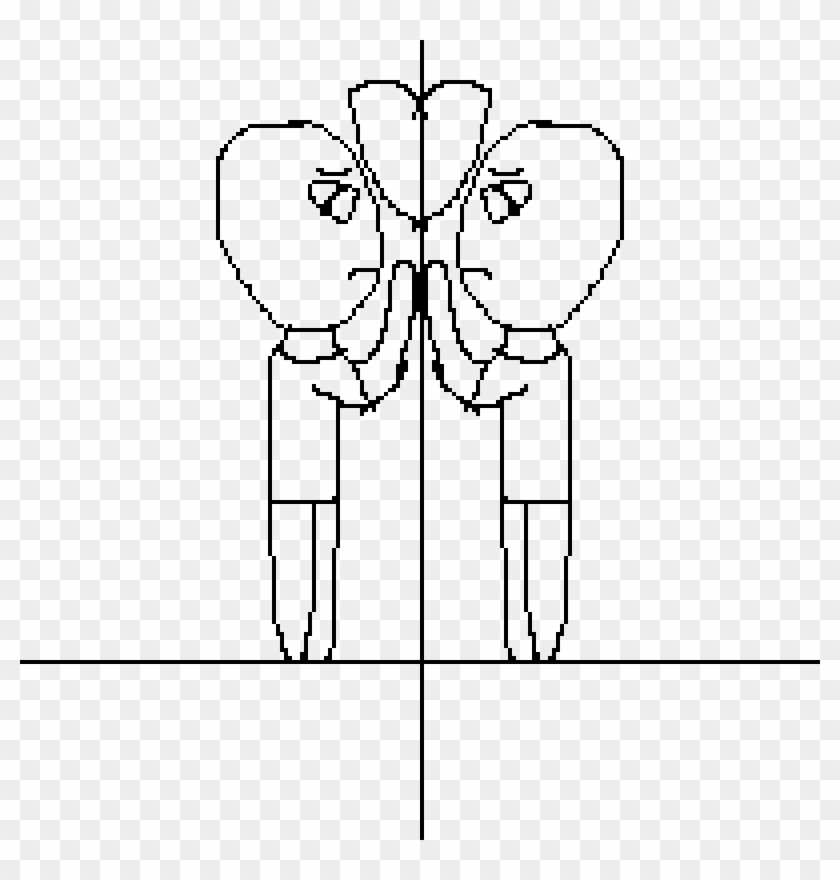 Heartbreak Wall Collab - Line Art Clipart #1905669