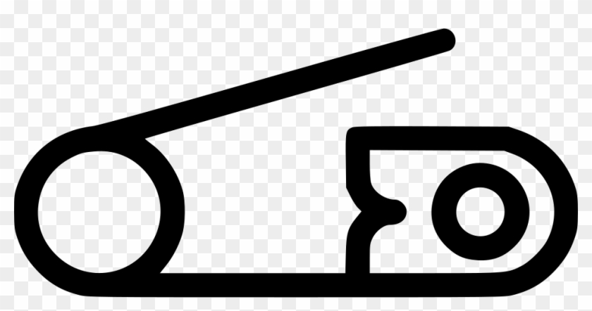 Safety Pin Open Comments Clipart