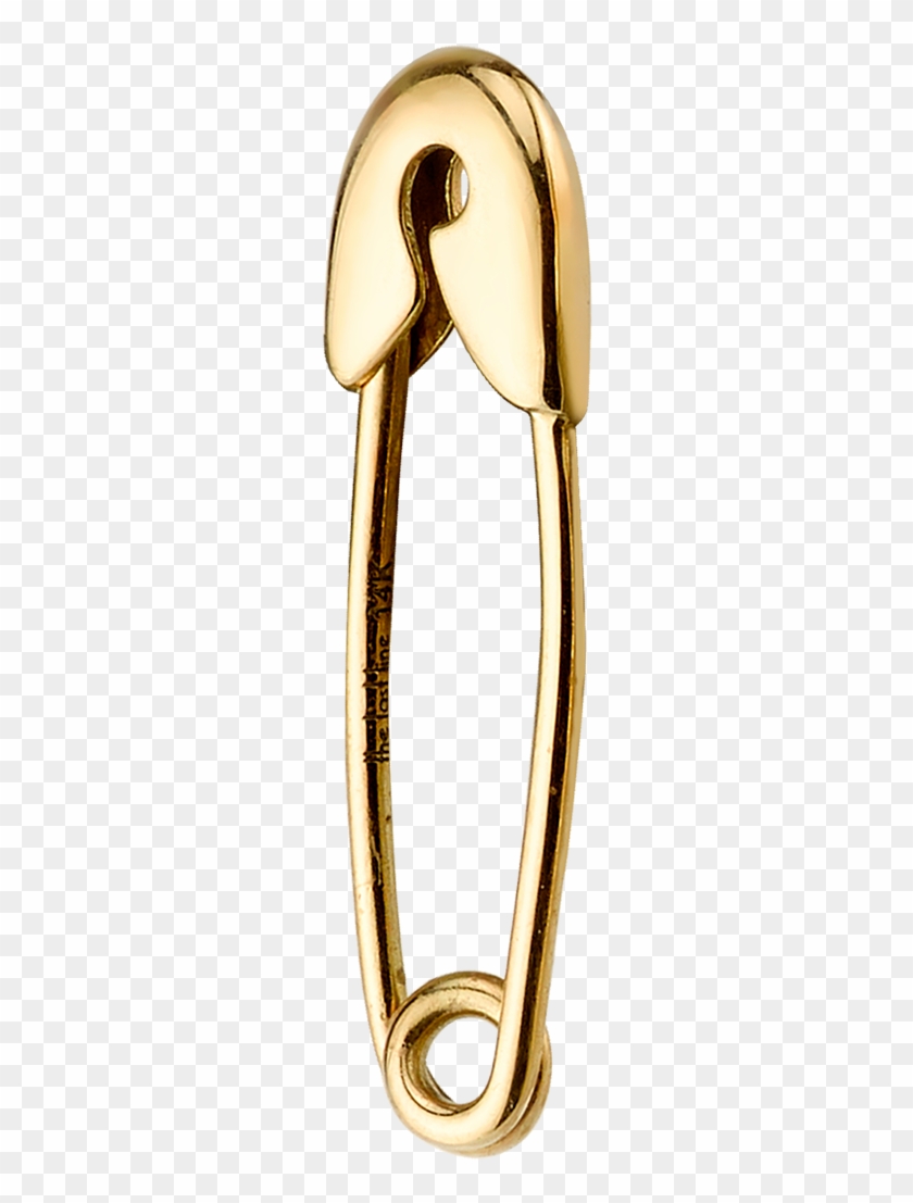Small Safety Pin Earring The Last Line - Ring Clipart