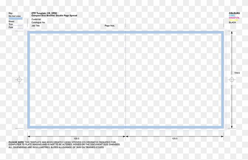 Cd Booklet Template 15589 Clipart #1906220