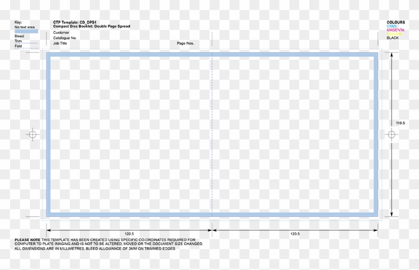 Cd Booklet Template 15589 Clipart