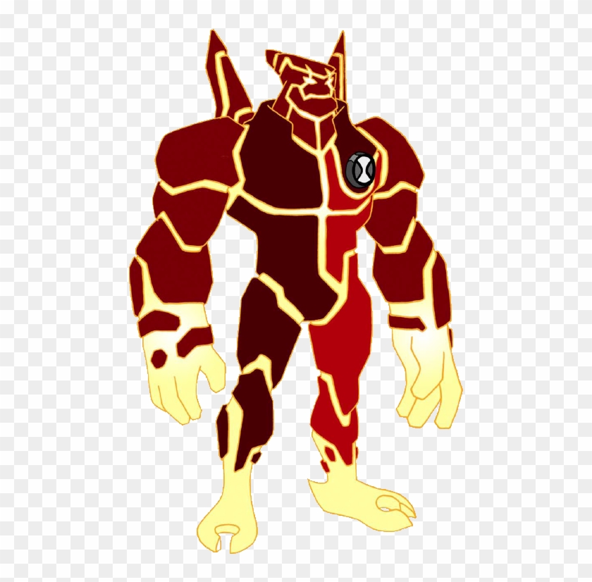 View Samegoogleiqdbsaucenao Diamondhead Heatblast , - Diamond Blast Ben 10 Clipart