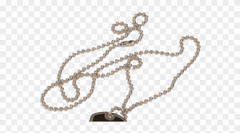 Metal Neck Chain For Dog Tags - Png Images Of Silver Chains For Dog Tags Clipart