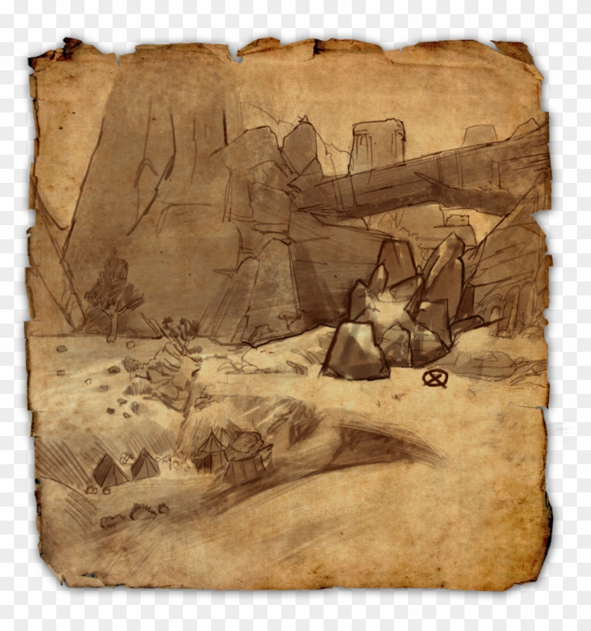 Greenshade Ce Treasure Map Bangkorai Ce Treasure Map - Bankori Ce Treasure Map Clipart (#1906715) -  Pikpng