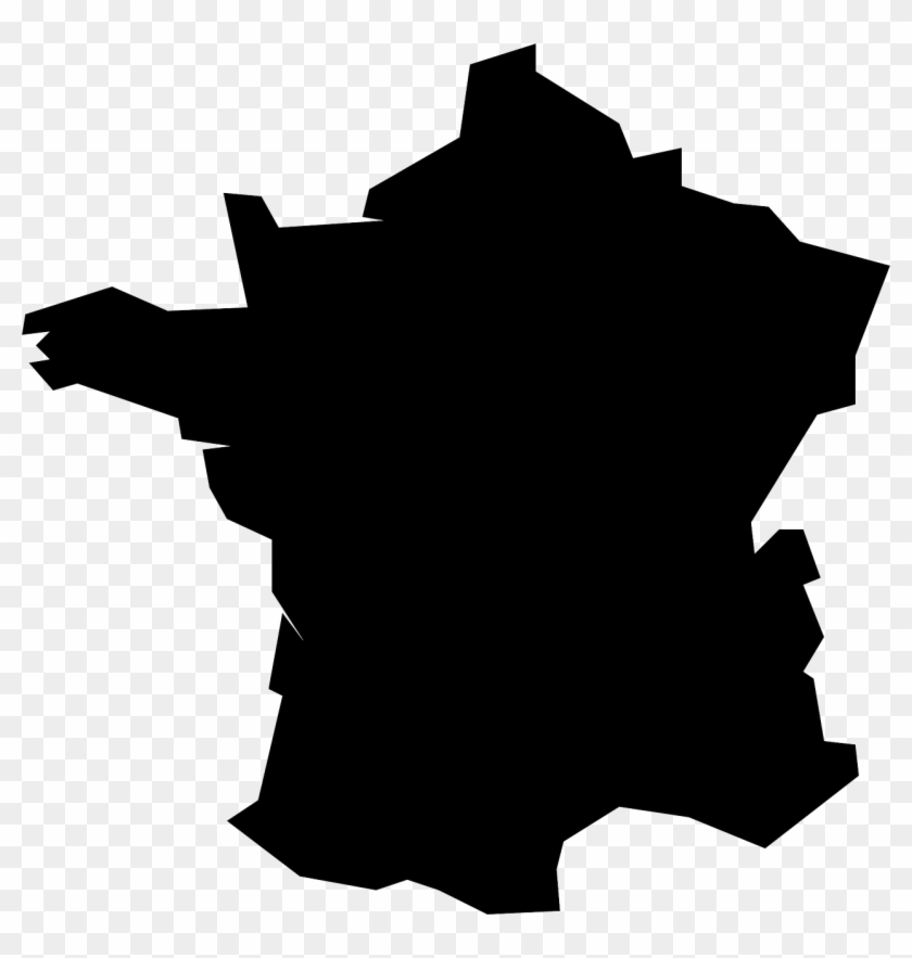 France,map,world,map Of The - Free Vector Map Of France Clipart #1906992