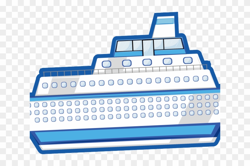 Cruise Ship Clipart Drawing - Png Download