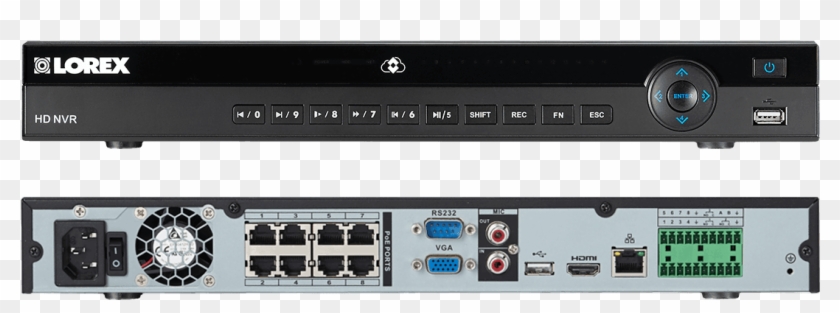 Network Video Recorder Png Transparent Image - Nvr 8 Channel Clipart