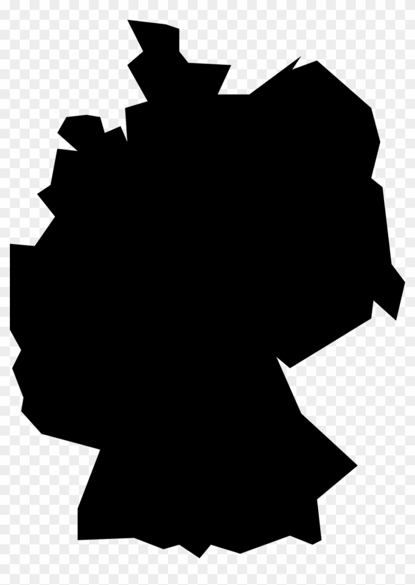 Germany,map,world,map Of The - Blank Germany Map With States Clipart